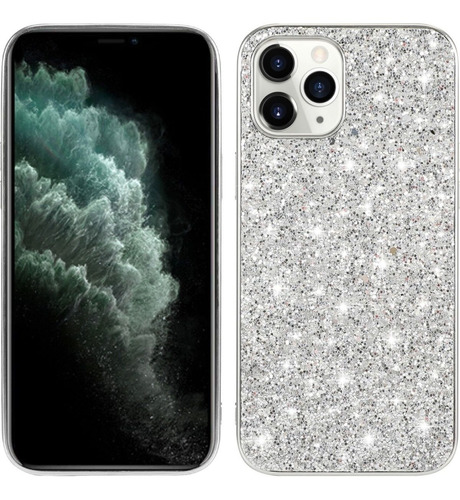 Funda Tpu Antigolpe Glitter Premium Para iPhone 13 Pro Max