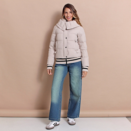 Campera Leket Mujer Con Cuello Otoño/invierno Mara