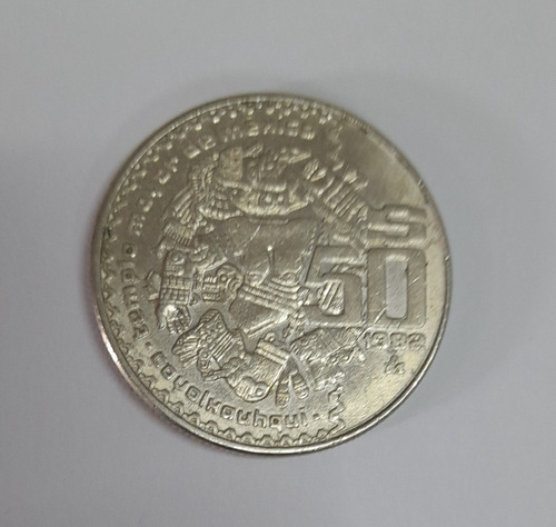 Monedas Mexicanas Antiguas $50  Año 1984