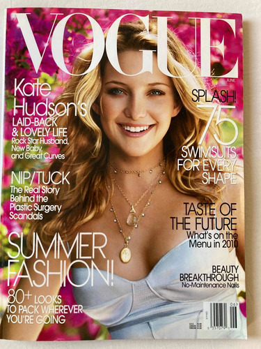 Revista Vogue Usa / Kate Hudson Junio 2004 Impecable