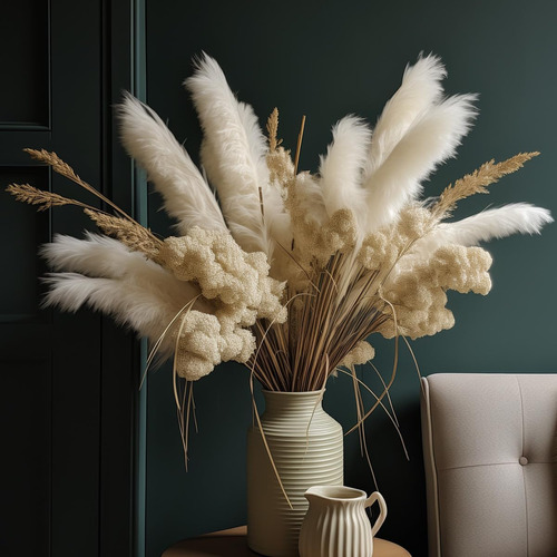 [calidad Premium] 80 Pcs Decoración De Pampas Grass Ar...