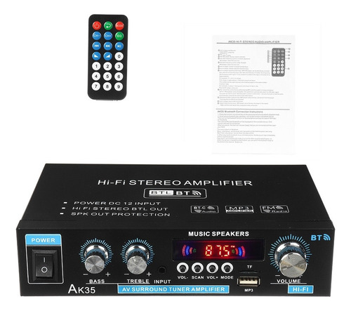 Automóvil De 2 Canales Amplificador De Audio Para Auto/casa