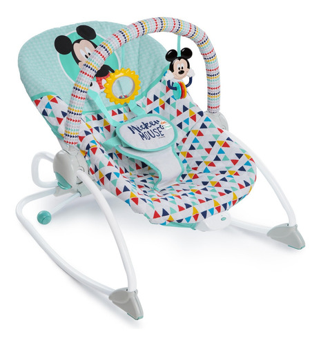 Silla Mecedora Y Vibradora Disney Con Reclinaciones 18kg