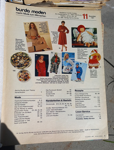 Burda Moden Set 28 Revistas+instrucciones En Español Usadas