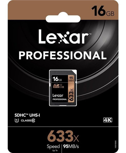 Lexar 16gb Sdhc 633x Professional Uhs-i U1