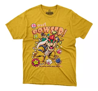Playera Super Mario Bros World Bowser Nintendo Luigi Yoshi