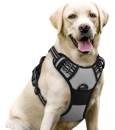 Arnés Para Perro Rabbitgoo, Antitirones, Ajustable, Talla L