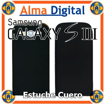 Estuche Cuero Samsung S3 Forro Protector Funda I9300 Siii