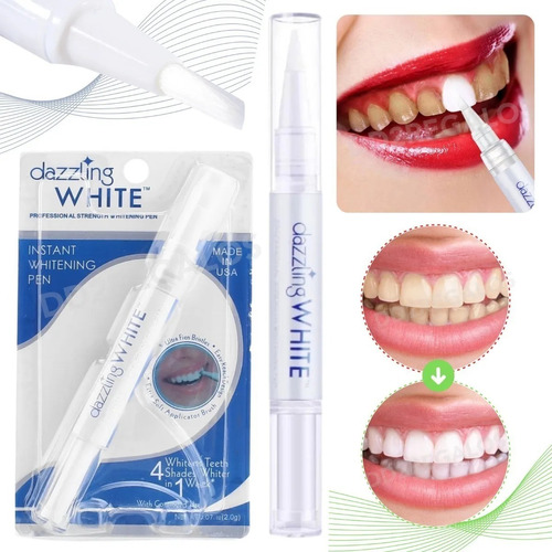 Lapiz Con Gel Blanqueador Dientes  Instantaneo White Pen