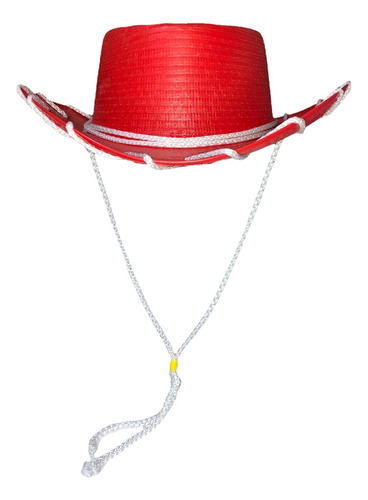7 Sombrero Vaquerito Toy Story Jessy Niña Disfraz Rojo