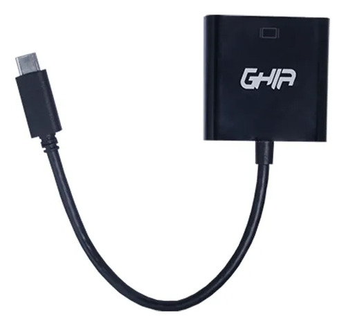 Ghia Adaptador Usb-c Macho - Hdmi Hembra, Negro Adap-12