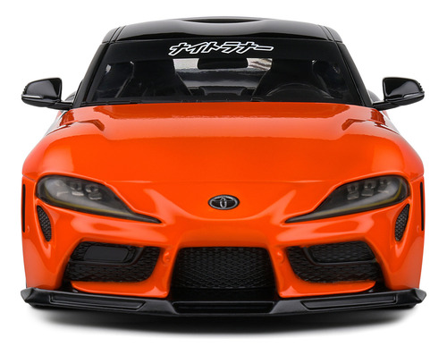 Toyota Gr Supra 2024 1:18 Solido Laranja