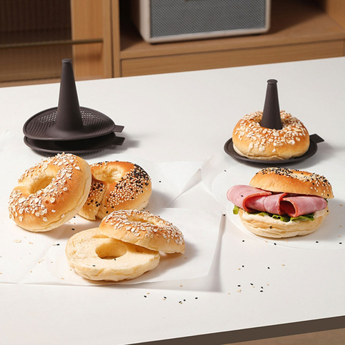 Juego De 6 Moldes De Silicona Para Hornear Bagels,dónut