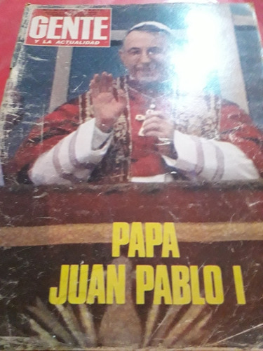 Revista Gente Papa Juan Pablo Isabel Peron 31 8 1978 N684