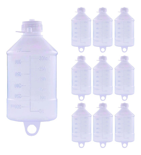 Frasco Dieta Nutrição Enteral 300 Ml Com Alça 150 Unidades