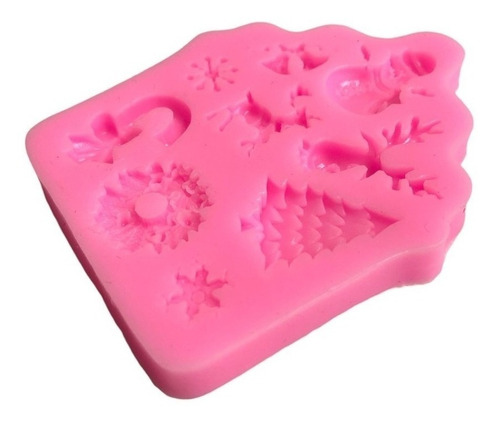 Molde De Silicona Molde Navidad Molde Fondant Navideños