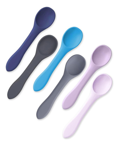 Cucharas Para Bebés Cuchara De Alimentación De Silicona Para