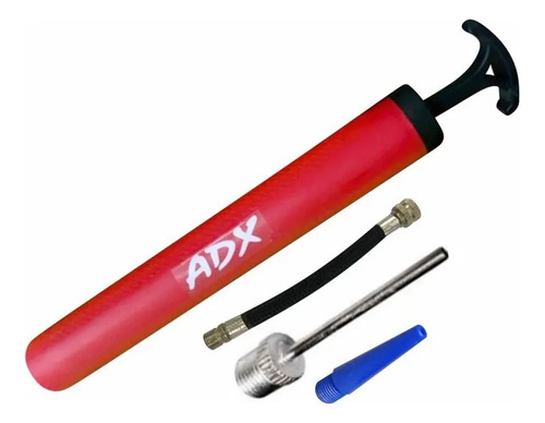 Bomba De Aire Manual Adx Para Inflar Balones Varios Colores Rojo