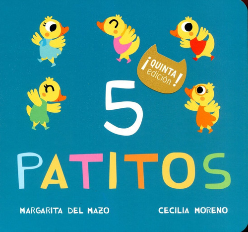 5 Patitos, De Del Mazo Margarita. Editorial Ediciones Jaguar, Tapa Dura En Español, 2020