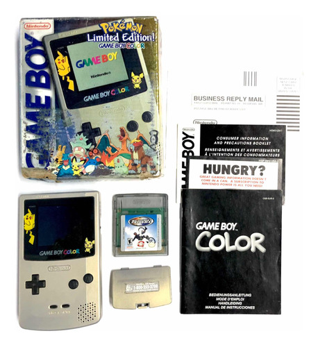 Game Boy Color Pokémon Gold Silver Limited Edition En Caja