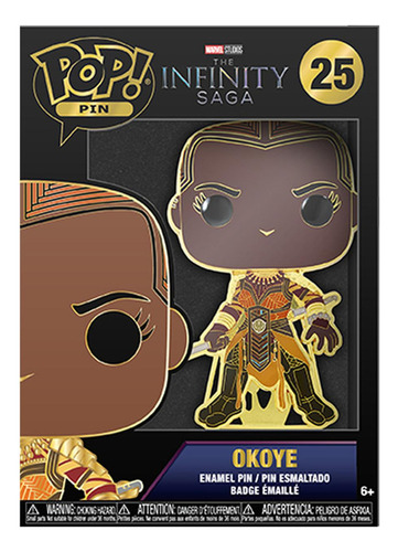 Funko Pop! Pin: Marvel La Saga Del Infinito - Okoye