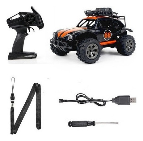 1 Novo Beetle Rc Carro De Alta Velocidade Off-road 1/18 Rc