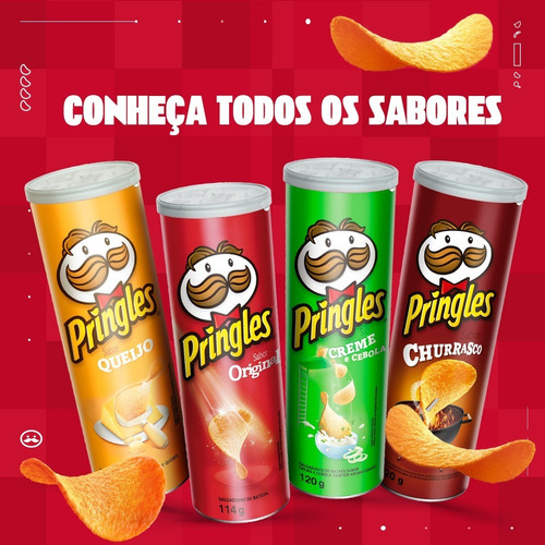 Batata Pringles Sabor Creme E Cebola 120g