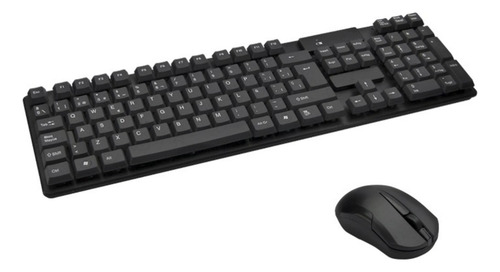 Kit Teclado + Mouse Inalambrico Negro Tj 808