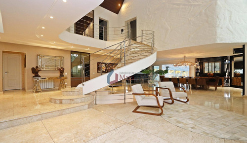 Casa Com 5 Dormitórios, Ampla Área Lazer, À Venda, 710 M² Por R$ 5.800.000 - Alphaville Graciosa - Pinhais/pr - Ca0125