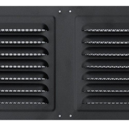 Encuaderna De Ventilación Velogra, Resistente Negro