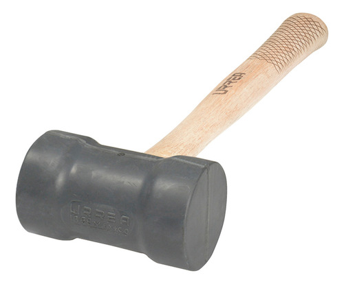 Mazo Cabeza Hule Negro Mango Madera Encino 16 22 Oz