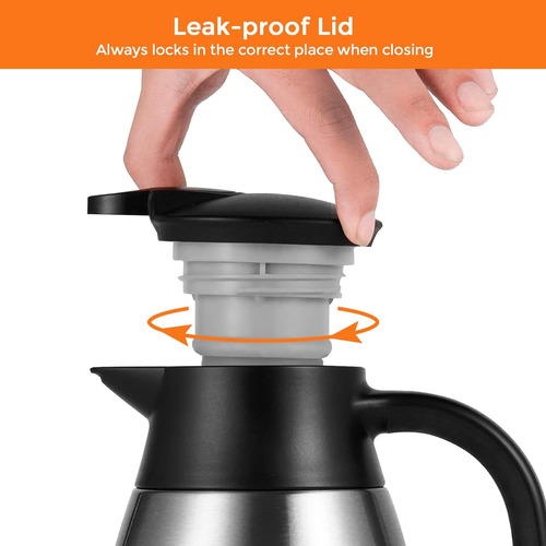 Termo De Café 51 Oz, Acero Inoxidable, Aislamiento, 1.5 L
