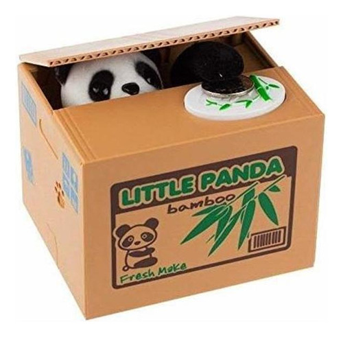 Diniiko Mischief Saving Box, Adorable Cute Hiding Panda Coin