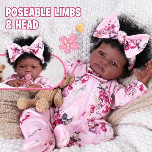 Bebe Realista Reborn Muñeca Silicona + Accesorios