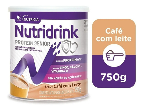Nutridrink Protein Senior Café Com Leite 750g