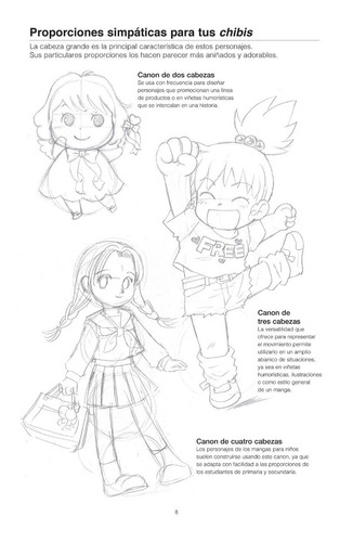 Imagen 4 de 7 de Técnicas De Dibujo Manga 2. Cánones Y Proporciones
