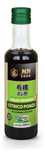 Kit 3x: Molho Tipo Ponzu Orgânico Mn Food 250ml