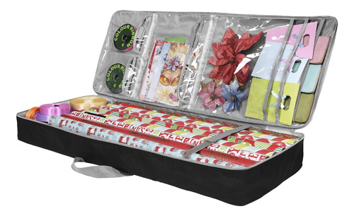 Primode Organizador De Papel De Regalo De Navidad | Caja Con