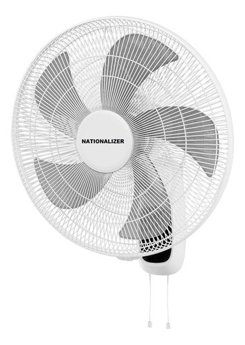 Ventilador Pared Nationalizer Nn-fw40826 Blanco 50 Watts 