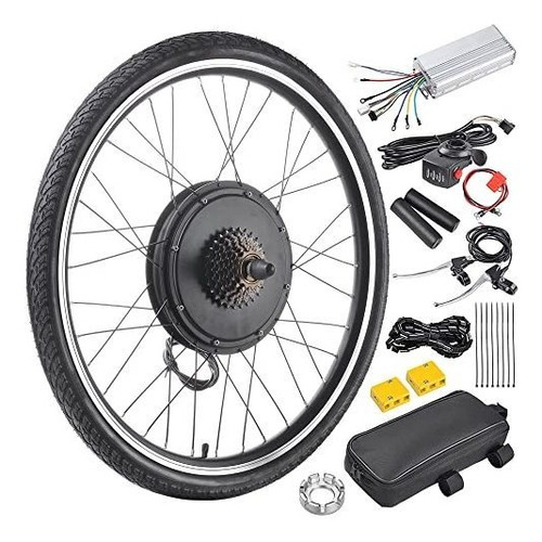 Kit De Conversión De Bicicleta Eléctrica 48v 26 Rueda Delant