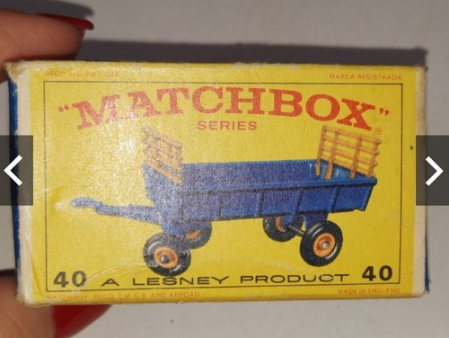 Matchbox Nº40 Hay Trailer B891