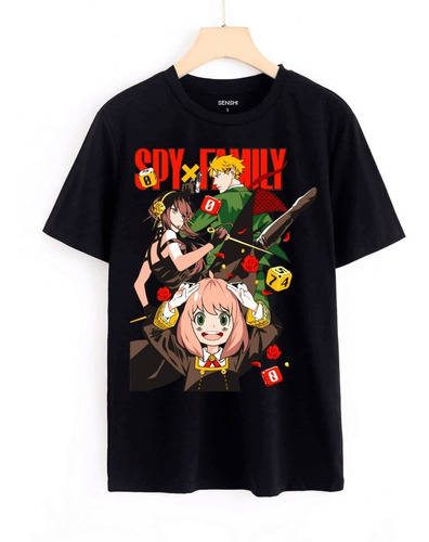 Polera Estampada En Dtf Spy X Family Senshi Cod 006