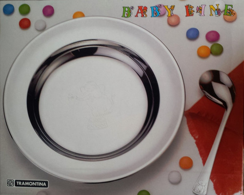 Combo Tramontina Niños 2 Platos + 2 Vasos + Envio Gratis