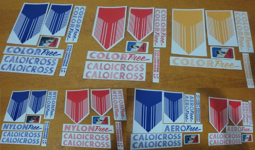 Adesivos Caloi Cross Color Free Free Nylon Extra Light Aero