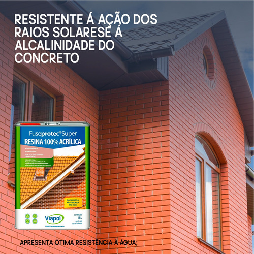 Fuseprotec Super Viapol Impermeabiliza Paredes Pedras