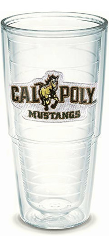 Tervis Vaso Individual, Cal Poly Mustang, Transparente, 24