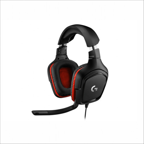 Auriculares Logitech G332 Gaming Pc Ps4 Xboxone Negro-rojo