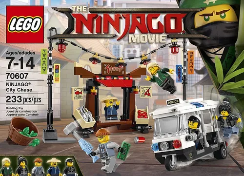 Lego Ninjago Movie City Chase 70607 Building Kit (233 Piece)