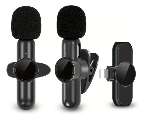 Microfono Corbatero Inalambrico X2 Lavalier Para iPhone iPad