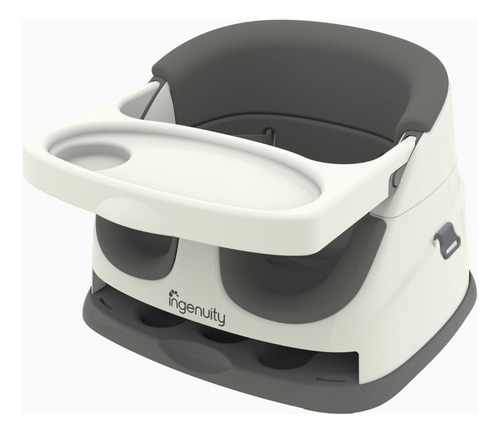 Base Para Bebé 2 En 1 Silla De Comer Elevadora Y Asiento Gris